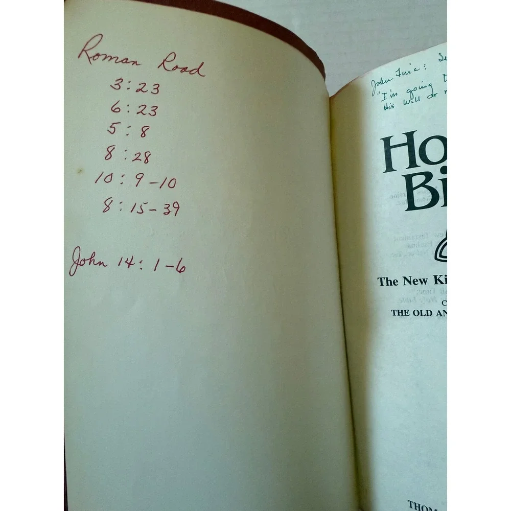 Holy Bible‎ New King Jam Ver Nelson Red Letter Concise Dictionary Concord 1982